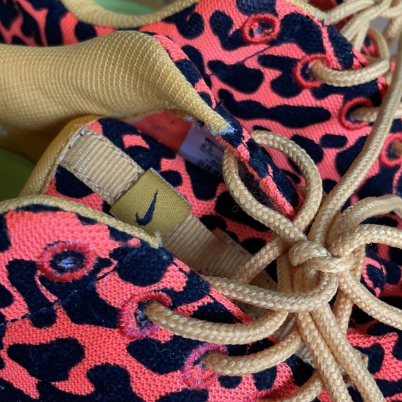 2013 Nike Roshe Run FB “Orange Leopard” Rare - Picture 9 of 10